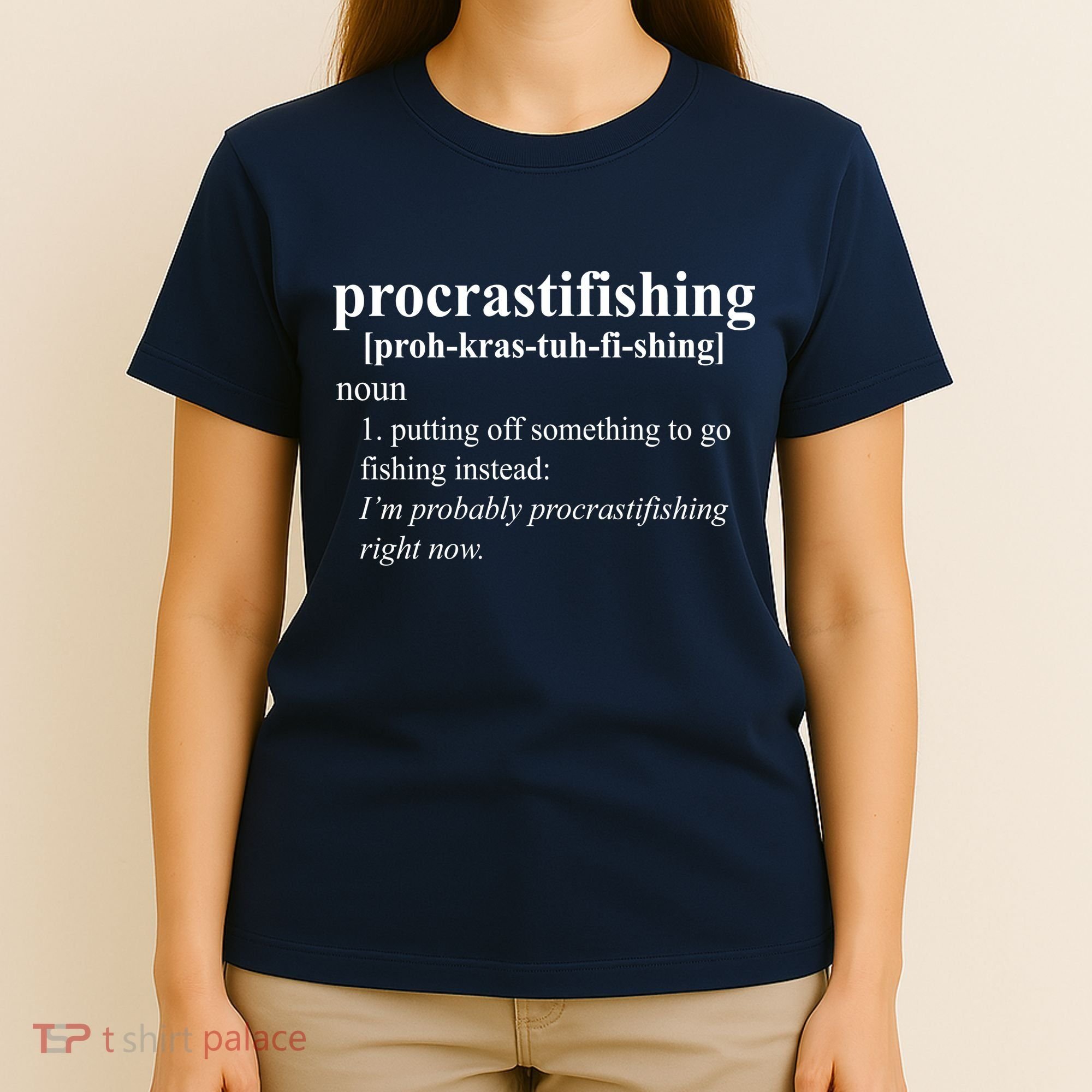 Procrastifishing Definition T-Shirt