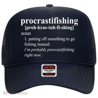 Procrastifishing Definition Hat