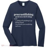 Procrastifishing Definition Women's Long Sleeve Shirt thumb 0