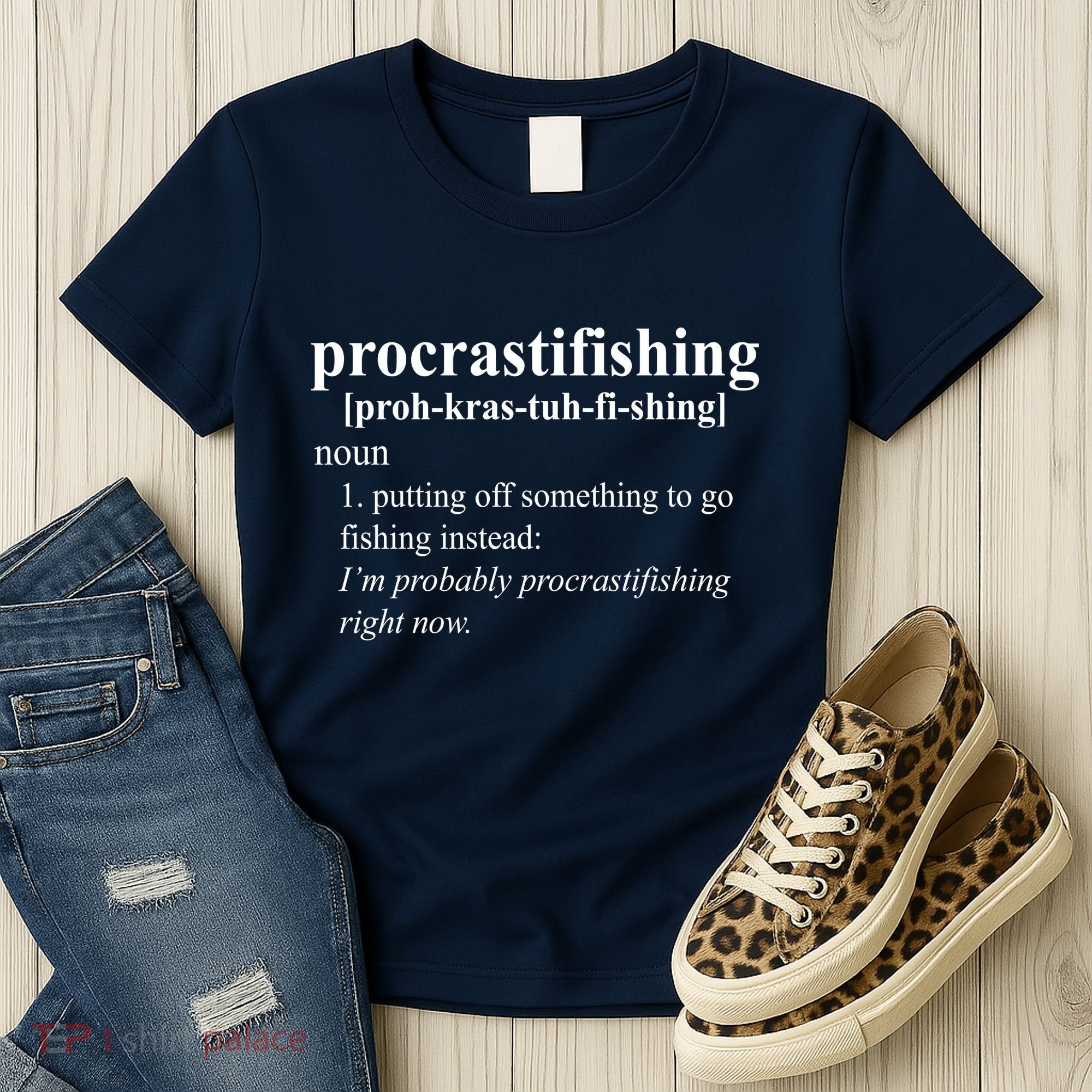 Procrastifishing Definition Women's T-Shirt