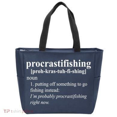 Procrastifishing Definition Tote Bag