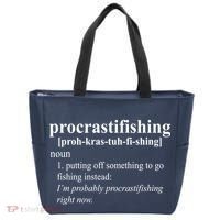 Procrastifishing Definition Tote Bag thumb 0