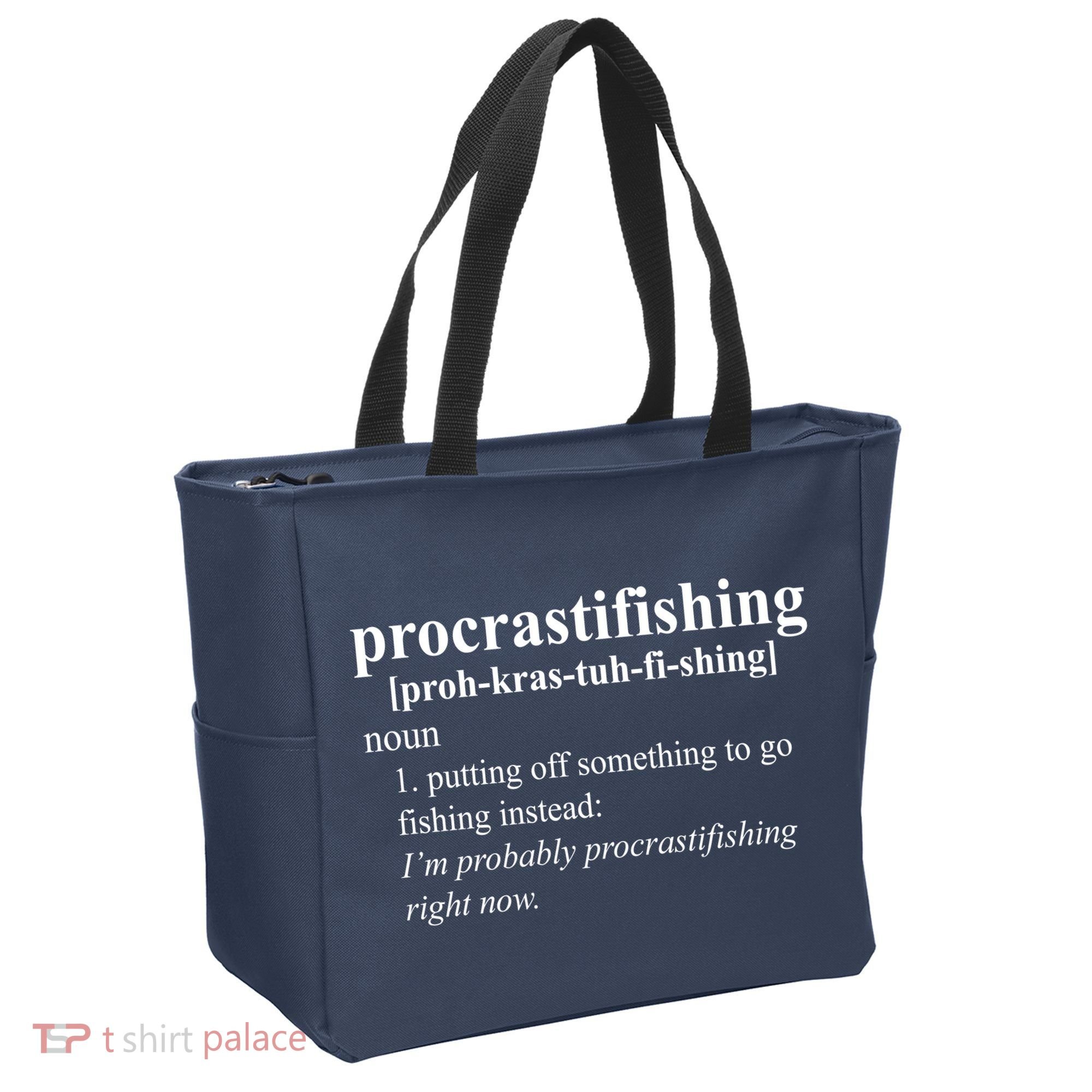 Procrastifishing Definition Tote Bag