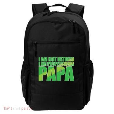 Professional Papa Im Not Retired Backpack