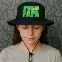 Professional Papa Im Not Retired Bucket Hat thumb 3