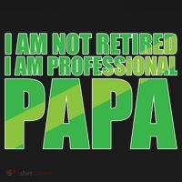 Professional Papa Im Not Retired Mousepad thumb 1