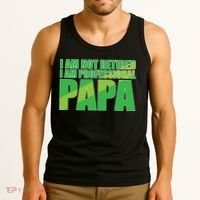 Professional Papa Im Not Retired Tank Top thumb 3