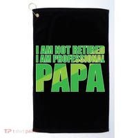 Professional Papa Im Not Retired Golf Towel thumb 0