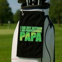 Professional Papa Im Not Retired Golf Towel thumb 2