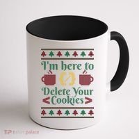 Programmer Ugly Christmas Sweater Coffee Mug thumb 1