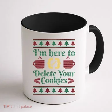Programmer Ugly Christmas Sweater Coffee Mug back