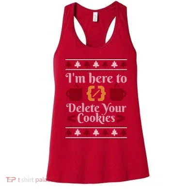 Programmer Ugly Christmas Sweater Women's Tank Top