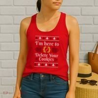 Programmer Ugly Christmas Sweater Women's Tank Top thumb 2