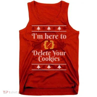 Programmer Ugly Christmas Sweater Tank Top