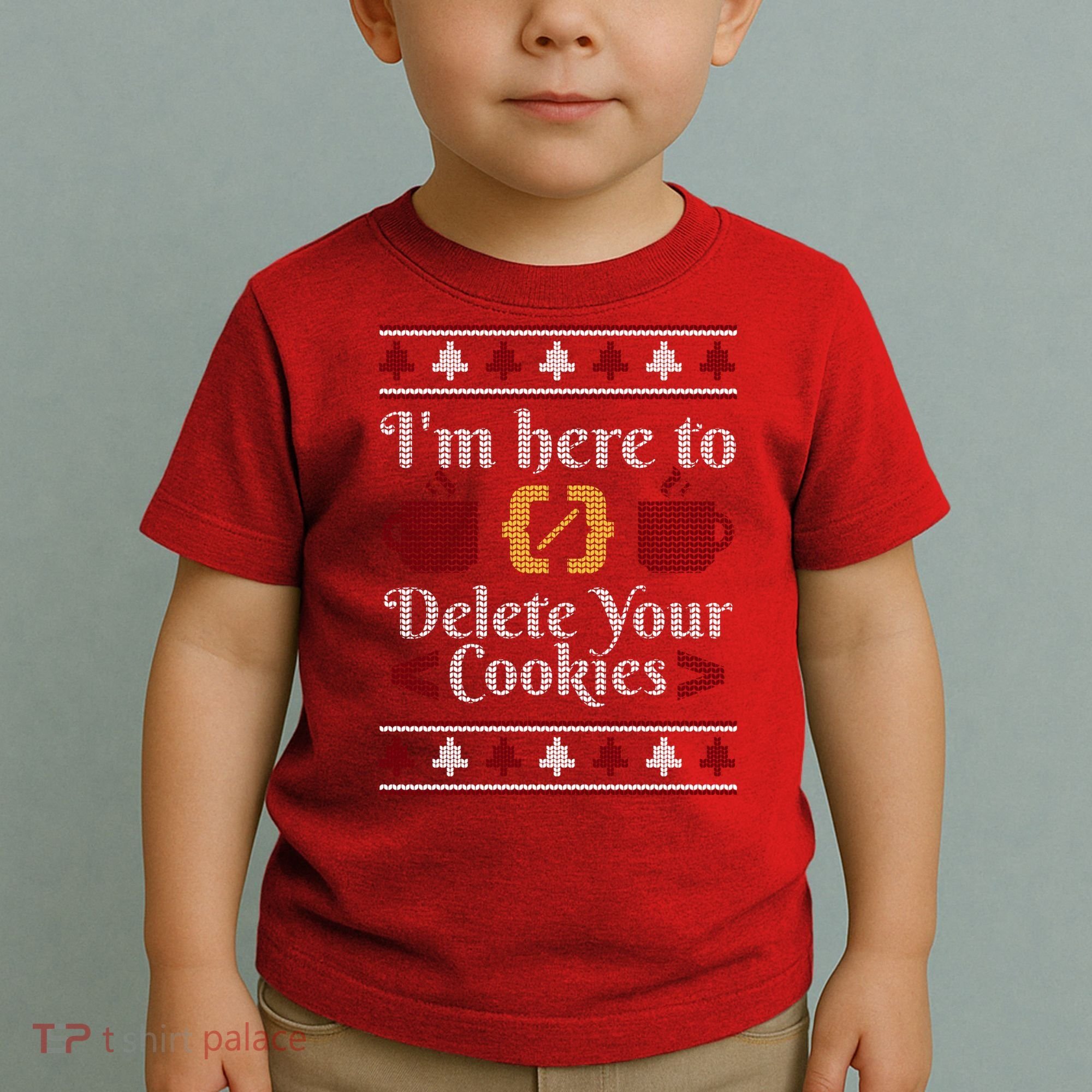 Programmer Ugly Christmas Sweater Toddler T-Shirt