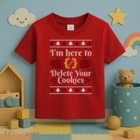 Programmer Ugly Christmas Sweater Toddler T-Shirt thumb 3