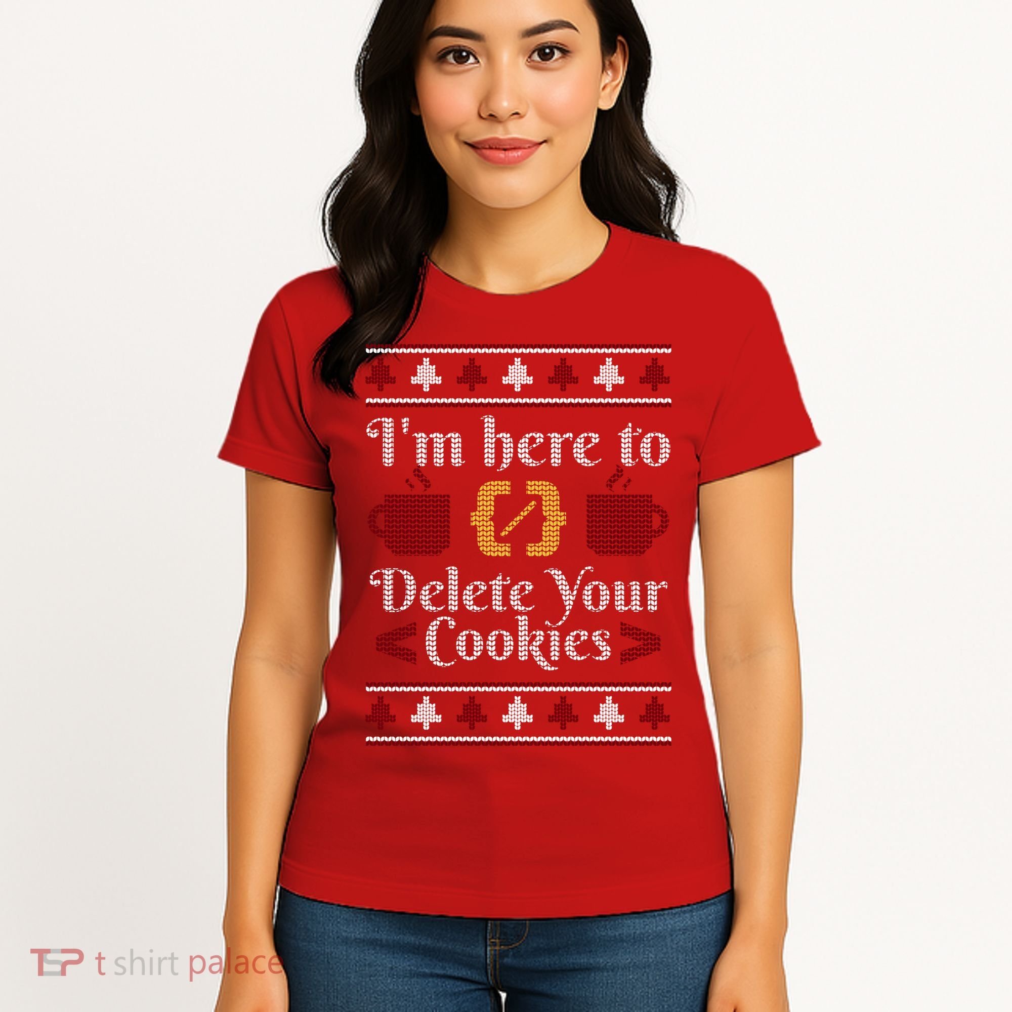 Programmer Ugly Christmas Sweater Women's T-Shirt