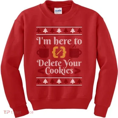 Programmer Ugly Christmas Sweater Kids Sweatshirt