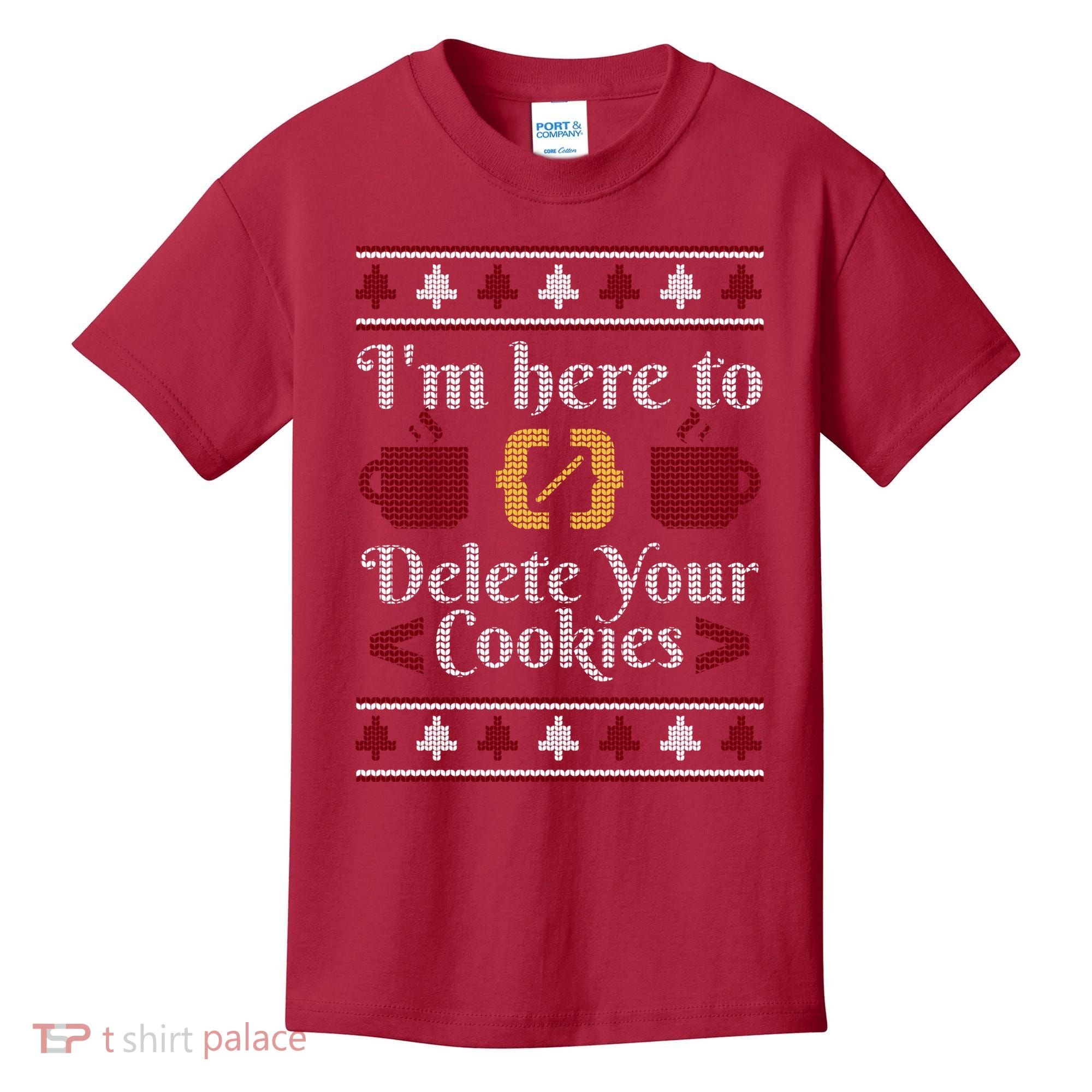 Programmer Ugly Christmas Sweater Kids T-Shirt