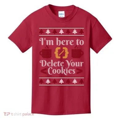 Programmer Ugly Christmas Sweater Kids T-Shirt