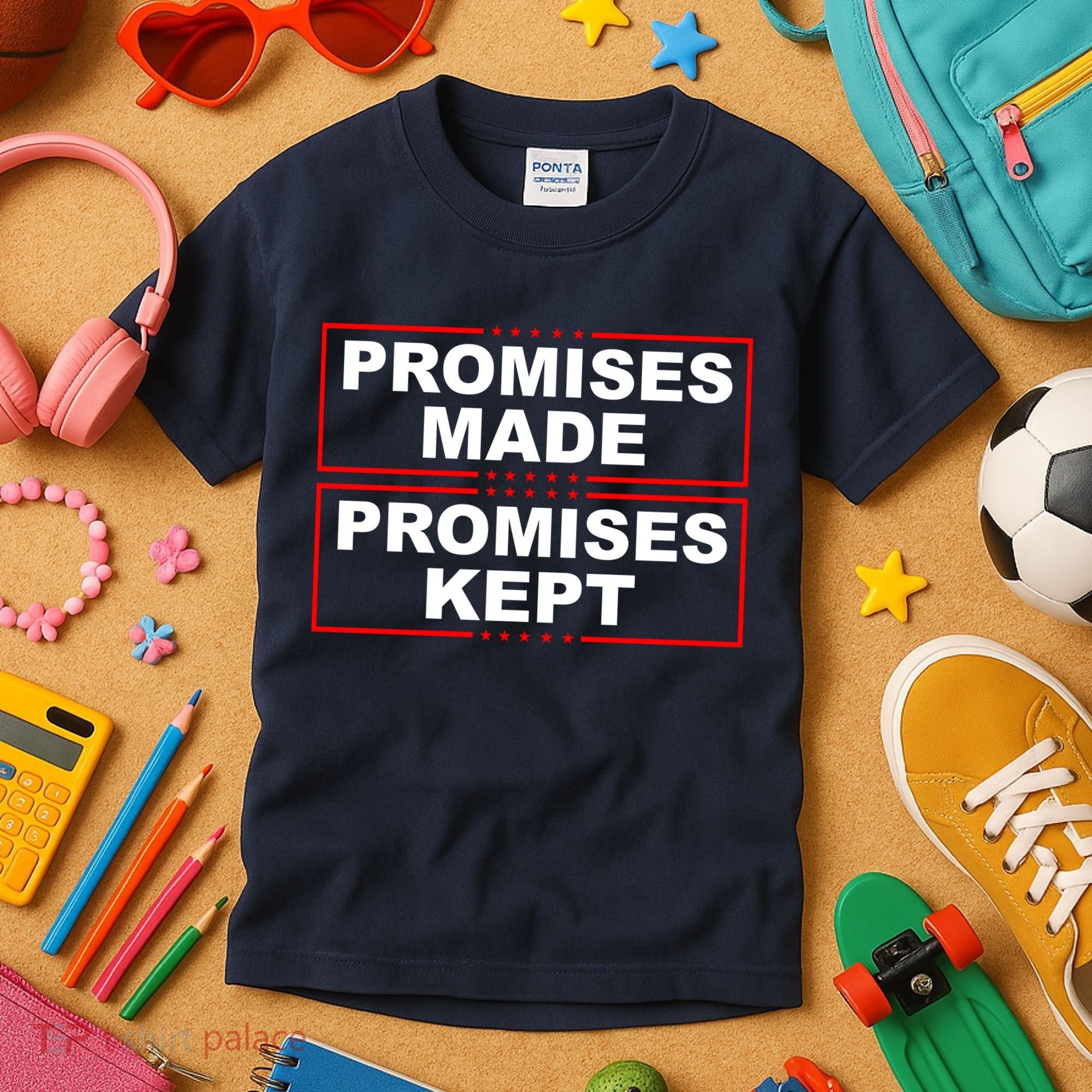 Promises Made Promises Kept Donald Trump Kids T-Shirt
