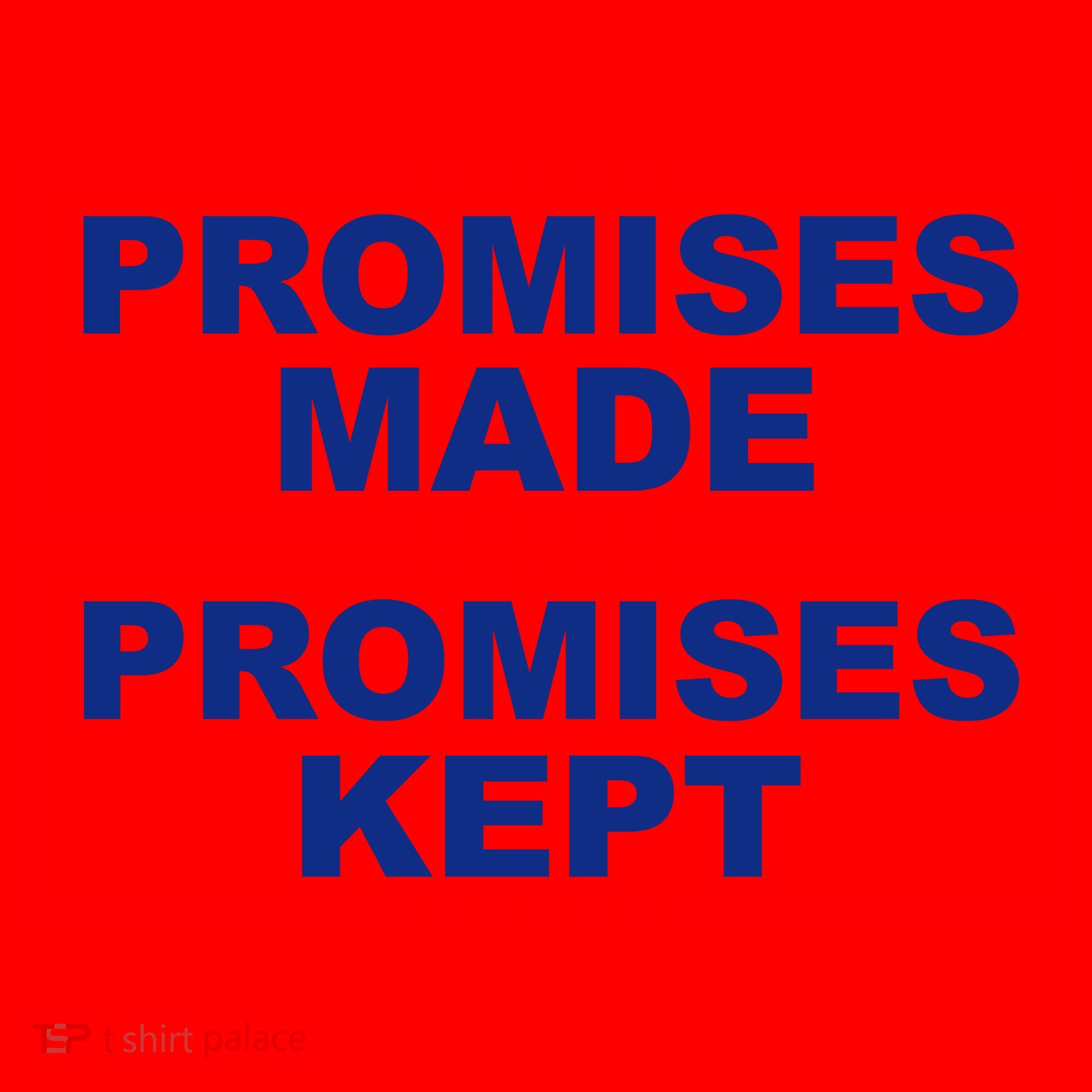 Promises Made Promises Kept Donald Trump Santa Hat