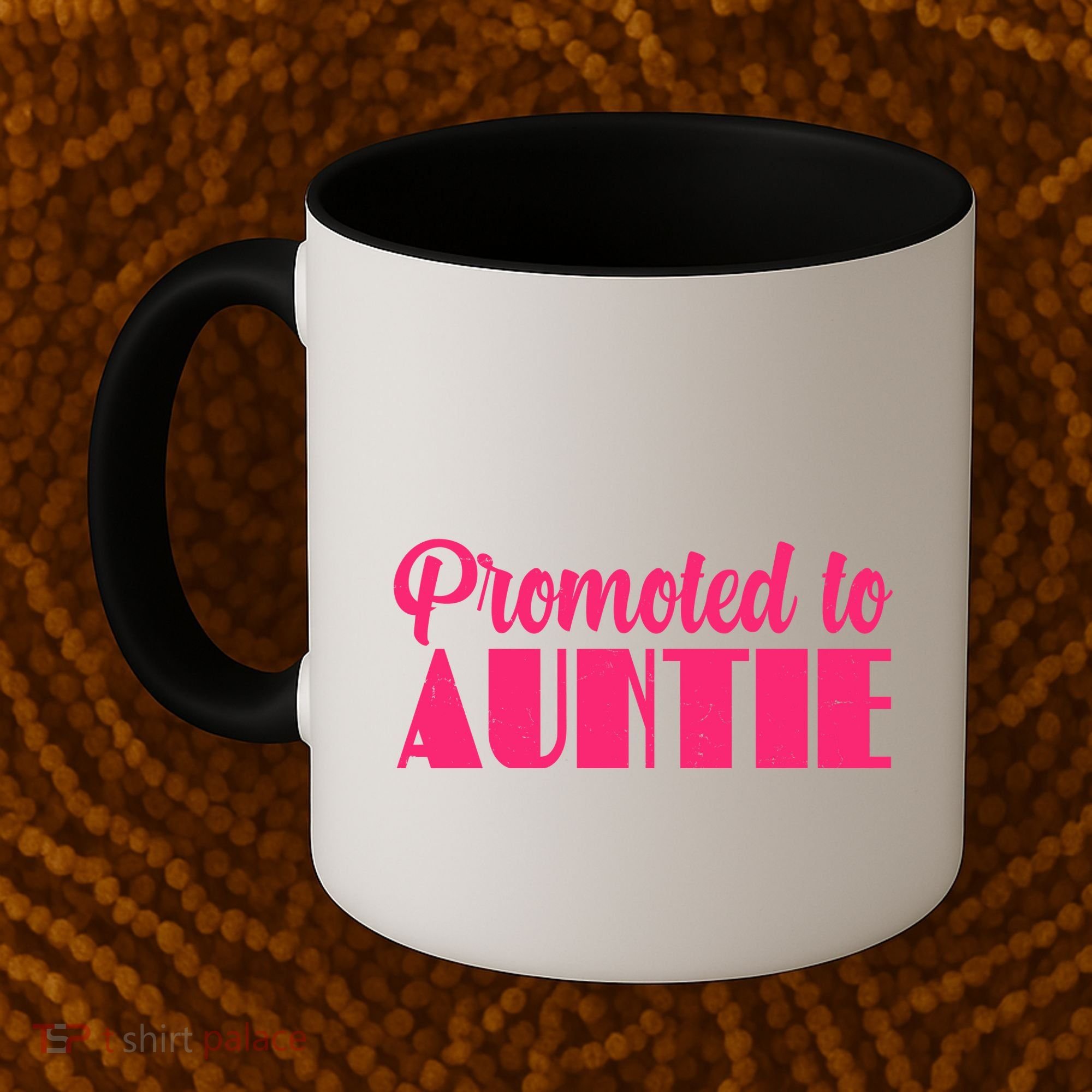 Promoted To Auntie New Baby Niece Nephew Coffee Mug