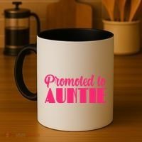 Promoted To Auntie New Baby Niece Nephew Coffee Mug thumb 4