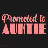 Promoted To Auntie New Baby Niece Nephew Ornament thumb 1