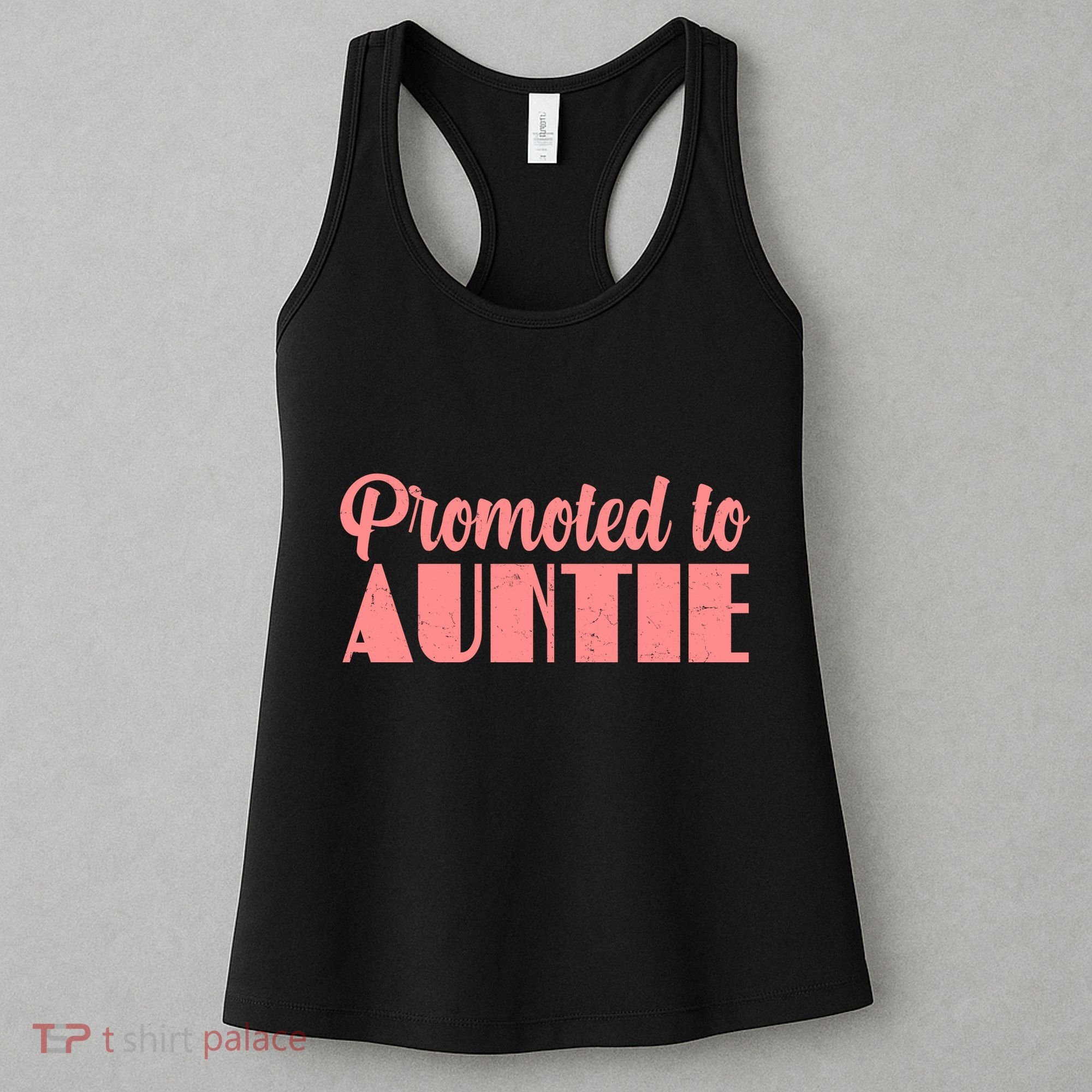 Promoted To Auntie New Baby Niece Nephew Women's Tank Top