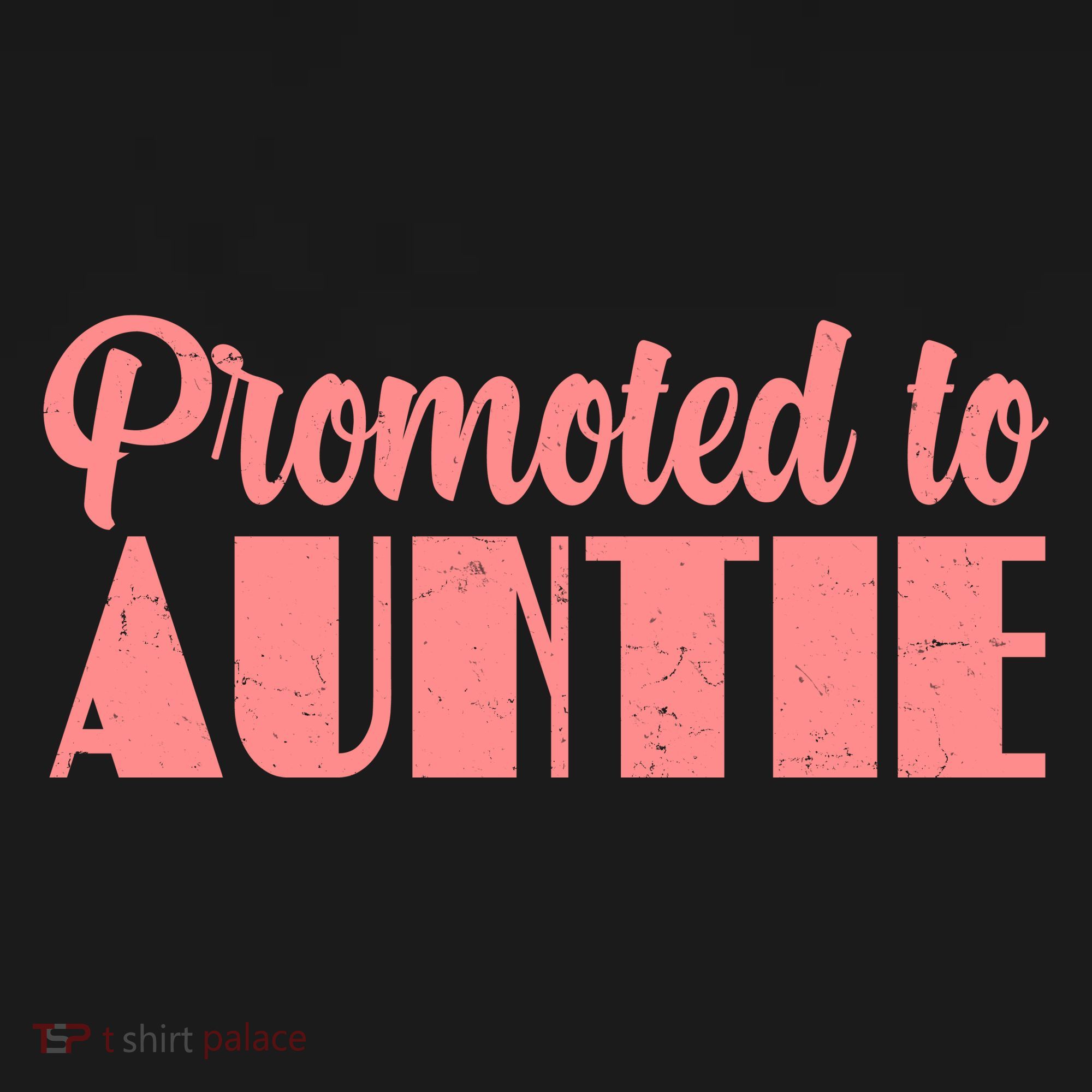 Promoted To Auntie New Baby Niece Nephew Tank Top