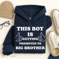 Promoted To Big Brother Hoodie thumb 4