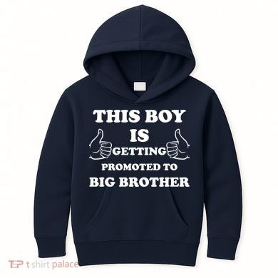 Promoted To Big Brother Kids Hoodie