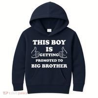 Promoted To Big Brother Kids Hoodie thumb 0