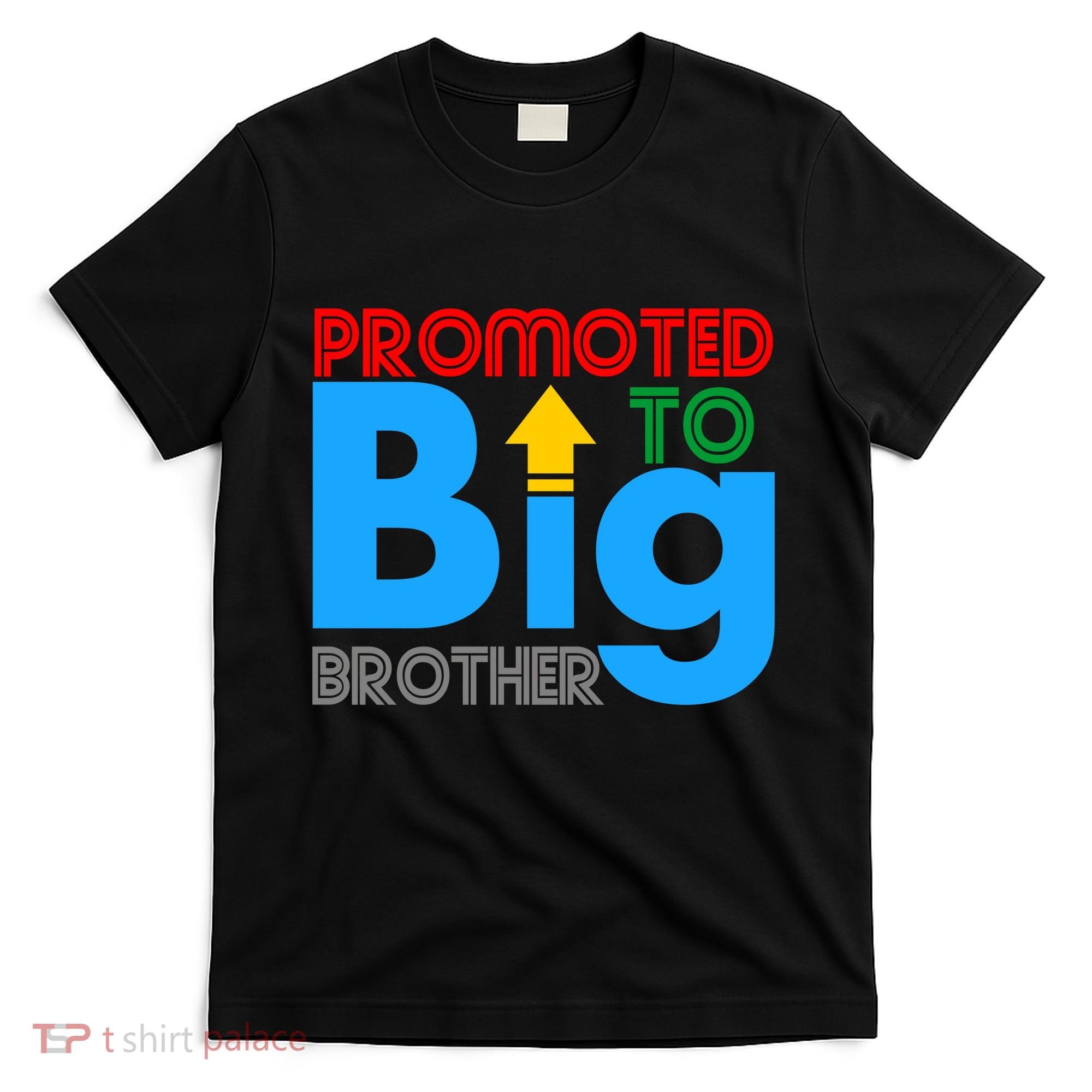 Promoted To Big Brother Colorful Logo T-Shirt