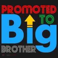 Promoted To Big Brother Colorful Logo T-Shirt thumb 7