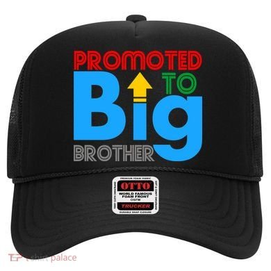 Promoted To Big Brother Colorful Logo Hat