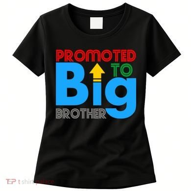 Promoted To Big Brother Colorful Logo Women's T-Shirt