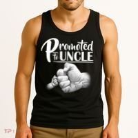 Promoted To Uncle Tank Top thumb 3