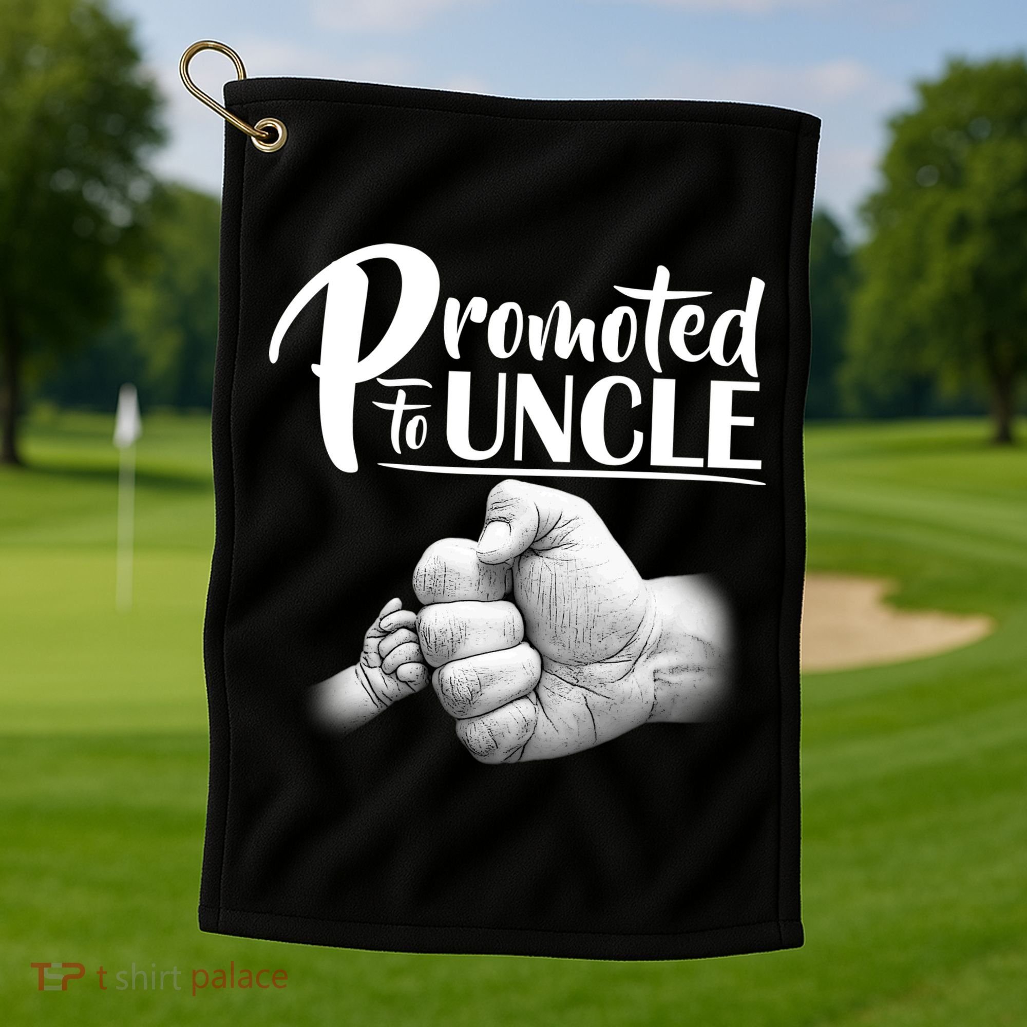 Promoted To Uncle Golf Towel