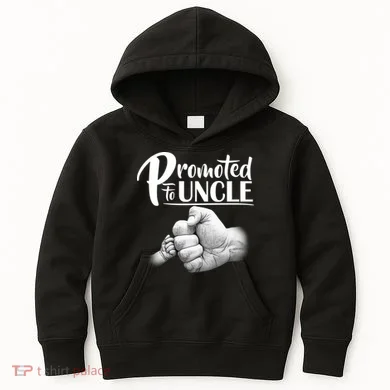 Promoted To Uncle Kids Hoodie