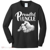 Promoted To Uncle Kids Long Sleeve Shirt thumb 0