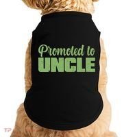 Promoted to Uncle New Baby Niece Nephew  Doggie Tank thumb 0