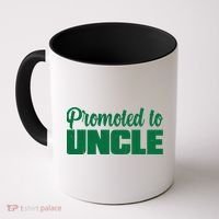 Promoted to Uncle New Baby Niece Nephew  Coffee Mug thumb 0