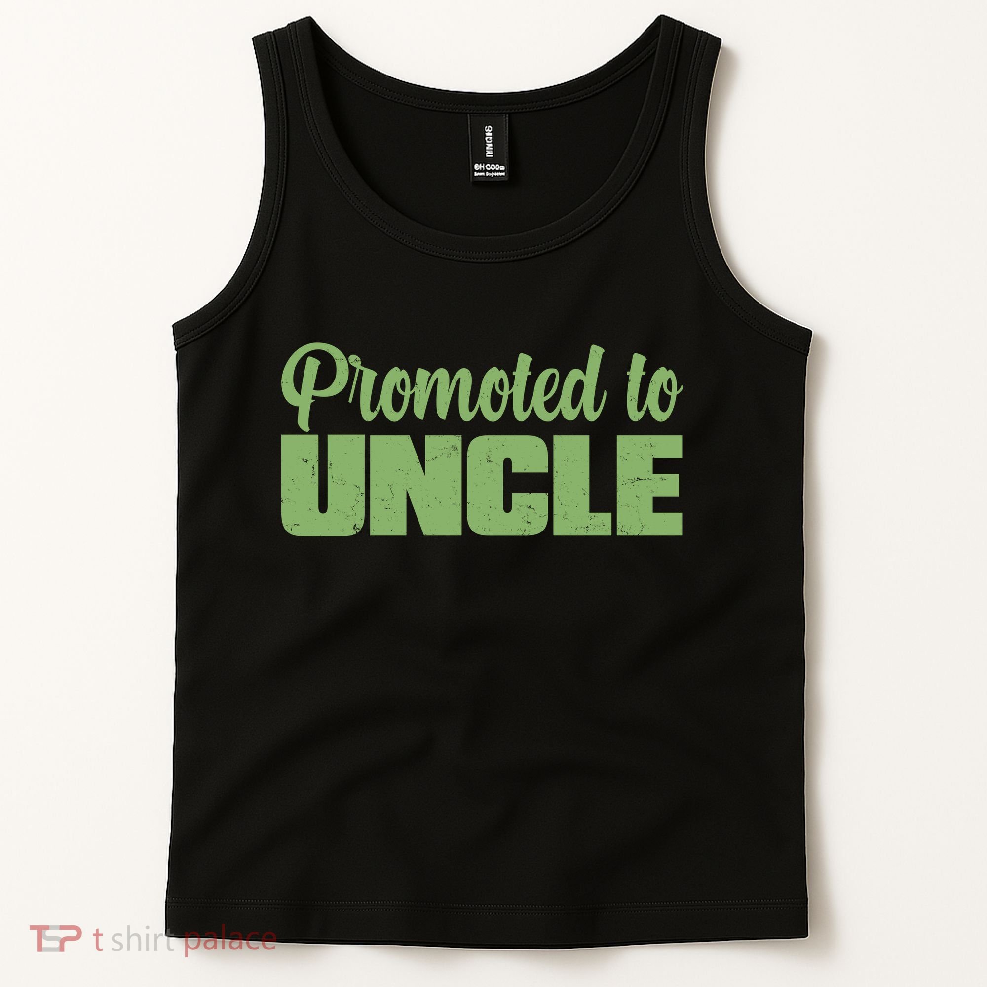 Promoted to Uncle New Baby Niece Nephew  Tank Top