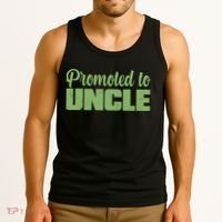 Promoted to Uncle New Baby Niece Nephew  Tank Top thumb 3