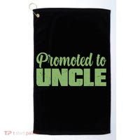 Promoted to Uncle New Baby Niece Nephew  Golf Towel thumb 0