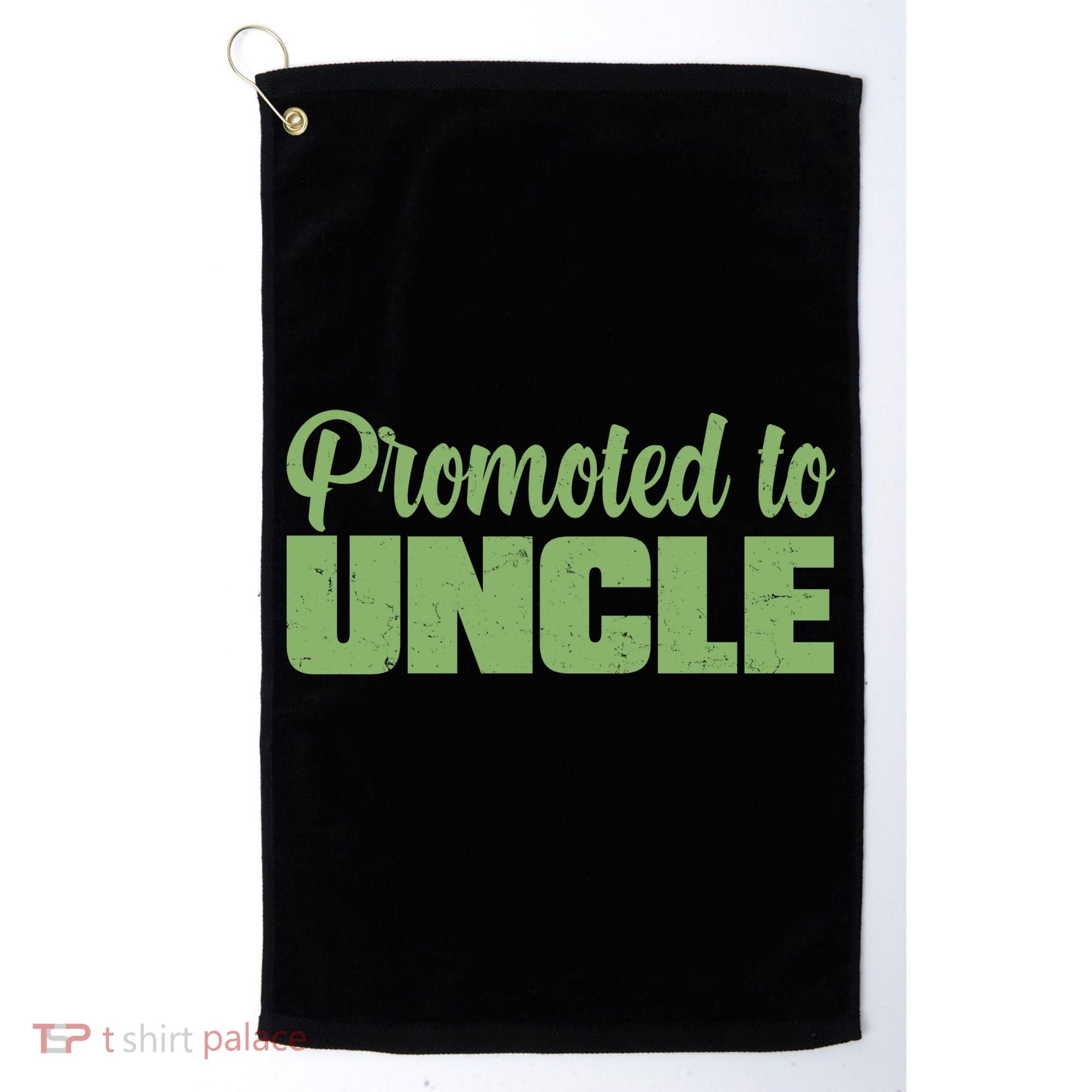 Promoted to Uncle New Baby Niece Nephew  Golf Towel