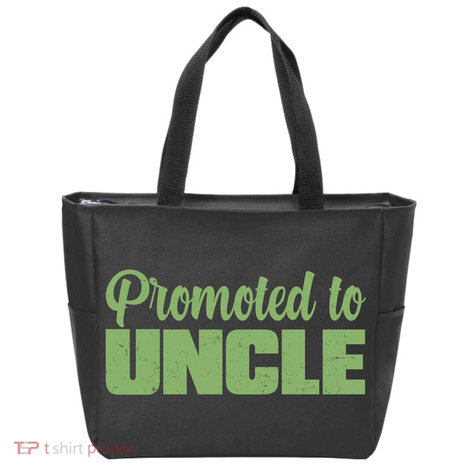 Promoted to Uncle New Baby Niece Nephew  Tote Bag