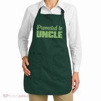 Promoted to Uncle New Baby Niece Nephew  Apron thumb 2